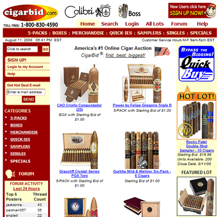 Cigar Bid